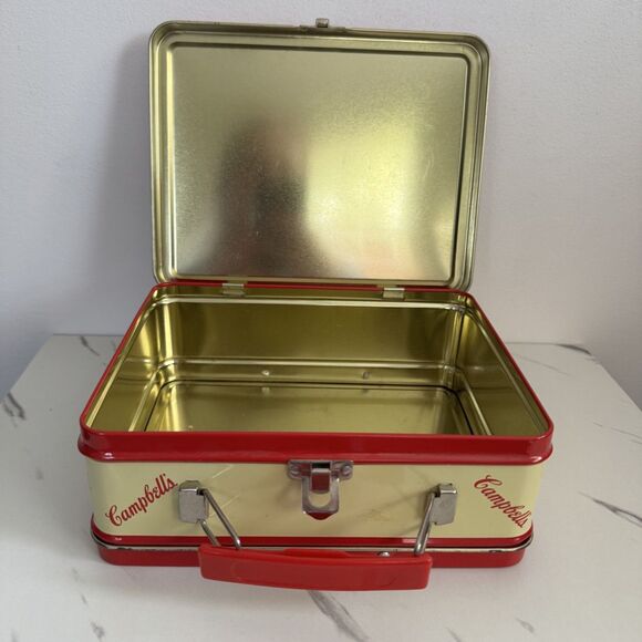 VTG. 1998 CAMPBELL'S SOUP KIDS TOMATO SOUP METAL LUNCH BOX - Picture 4 of 9